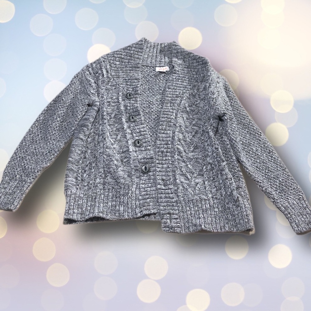 Cat & Jack Boys Knit Cardigan Sweater SZ SM 6/7